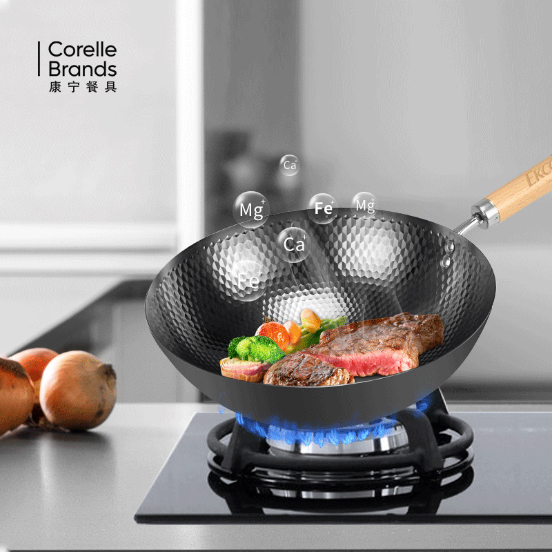 EKCO极之铁套装A 32CM炒锅+26CM煎锅 EK-JZT2A04ZX/KZ高清大图