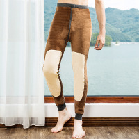 浪莎羊毛裤男士秋裤羊毛裤修身高腰加厚羊毛裤保暖裤男