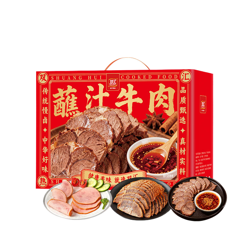 双汇熟食.酱卤牛肉香辣烤肉排1080g高清大图
