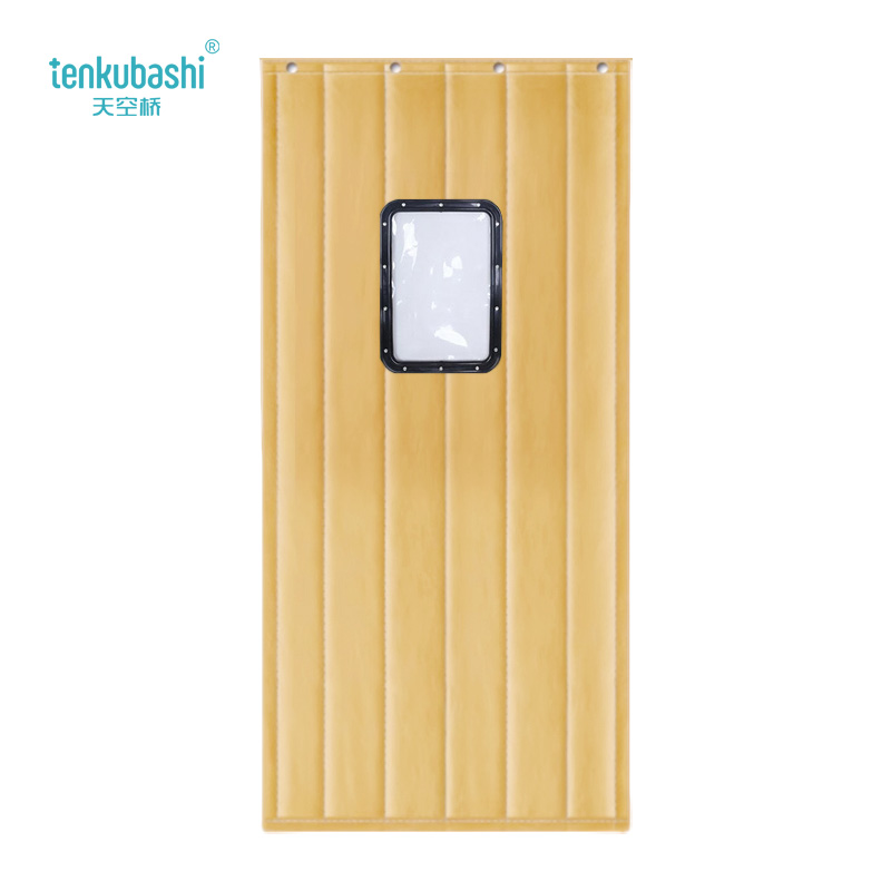 天空桥 棉门帘 MML-11金黄色40*60cm四层棉 平方米高清大图