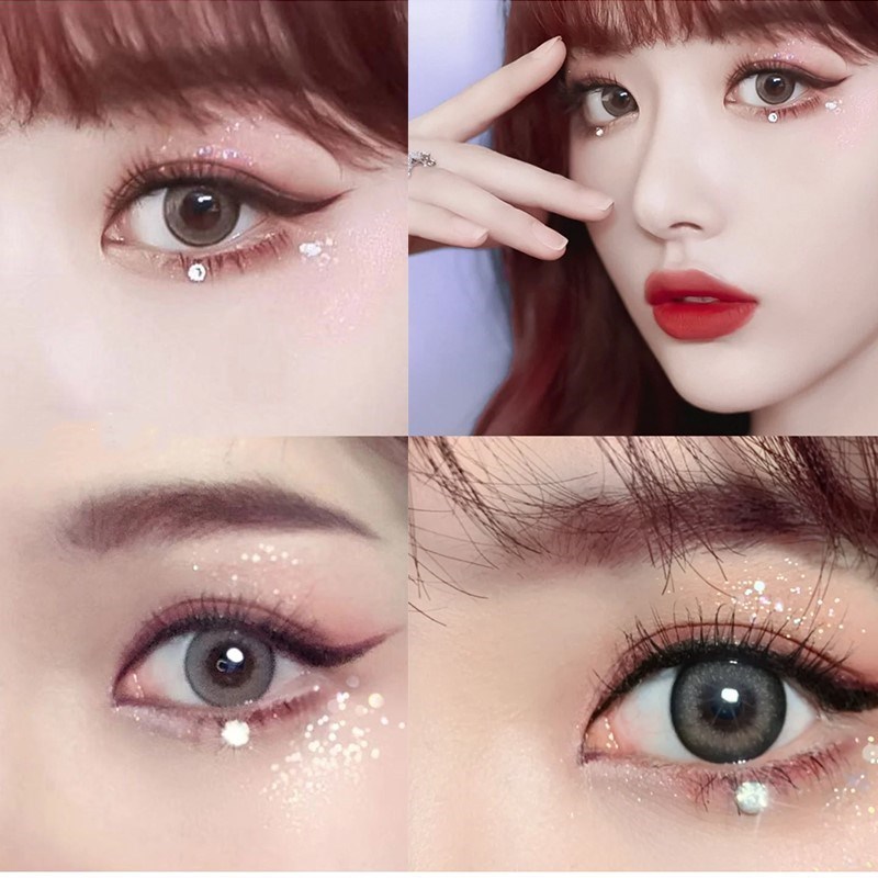 混色钻2-4mm 送胶水点钻笔收纳 幼儿园舞台妆亮晶晶眼妆亮钻泪钻脸部