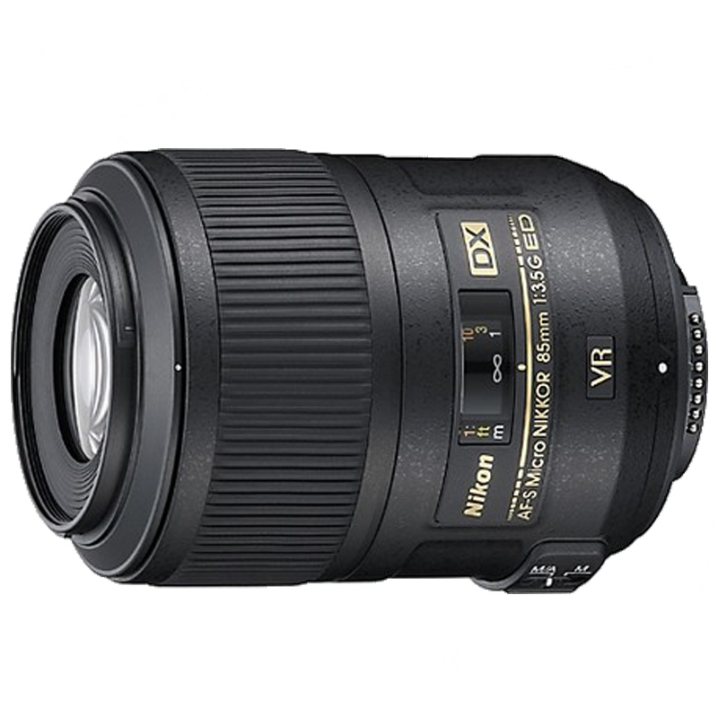 尼康(Nikon) AF-S DX 85mm f/3.5G ED VR 尼康卡口 52mm口径 微距镜头