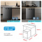 美的(Midea)洗碗机GX600 Plus 智能热风烘干 全自动家用立式嵌入式大容量消毒除菌刷碗机