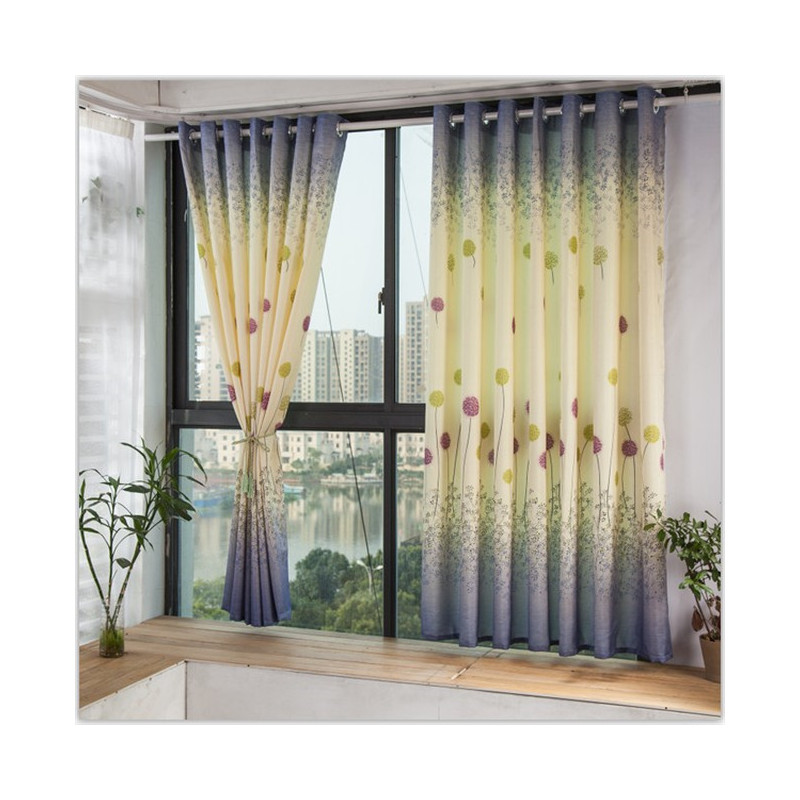 半遮光短帘窗帘成品阳台宿舍书房出租房便宜半遮阳成品定制定做