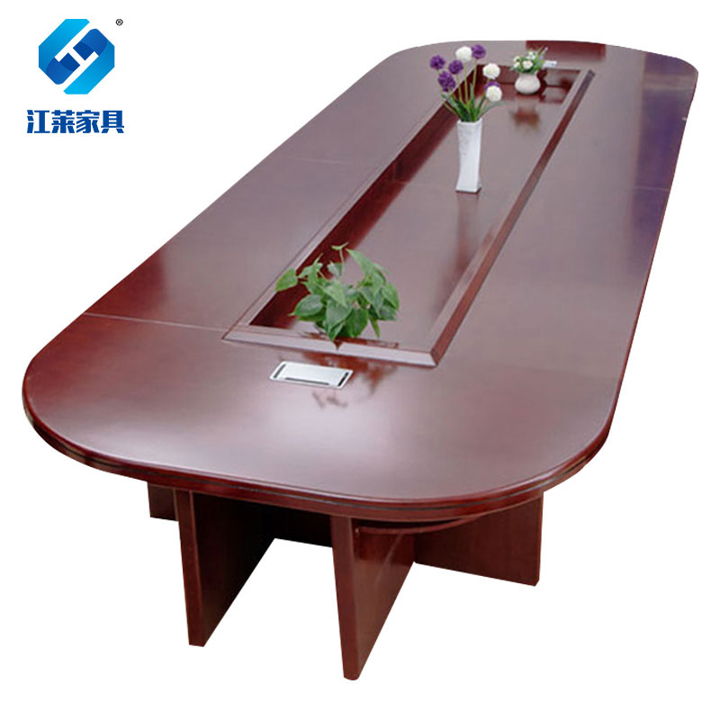 江莱油漆大型会议桌6000*1800*760mm/JL-H04/张高清大图