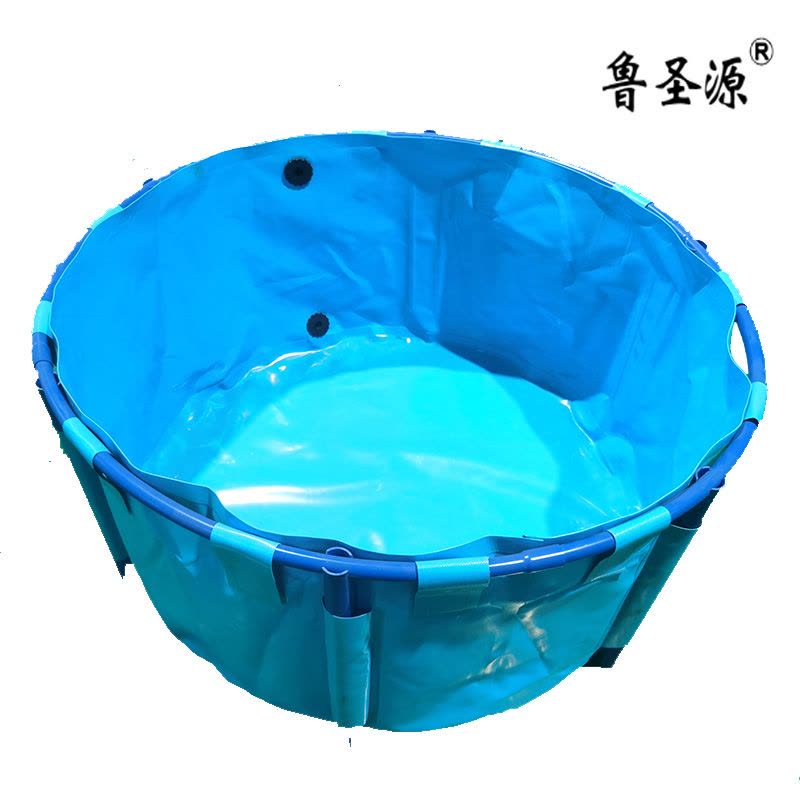 鲁圣源 篷布水池软体水池移动水池 圆形 平方米图片