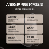 格力除湿机/抽湿机 家用20L高效除湿器 大功率工业地下室室内防霉防潮干衣机干燥机高效除湿干衣DH20EH
