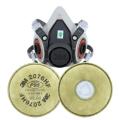 3M6200防尘面具6100防颗粒物209120962097防酸性气味有机气体口罩_667 小码6100配2076防尘面具