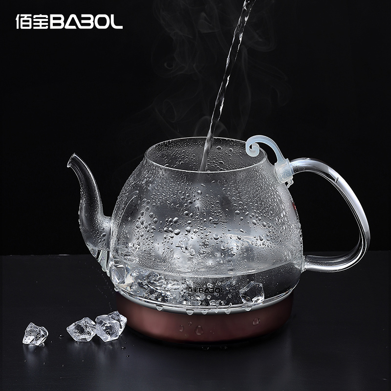 Babol/佰宝 DCH-211电子茶炉 玻璃电热水壶家用开水壶全自动烧水器煮水壶 国产温控器办公室煮茶