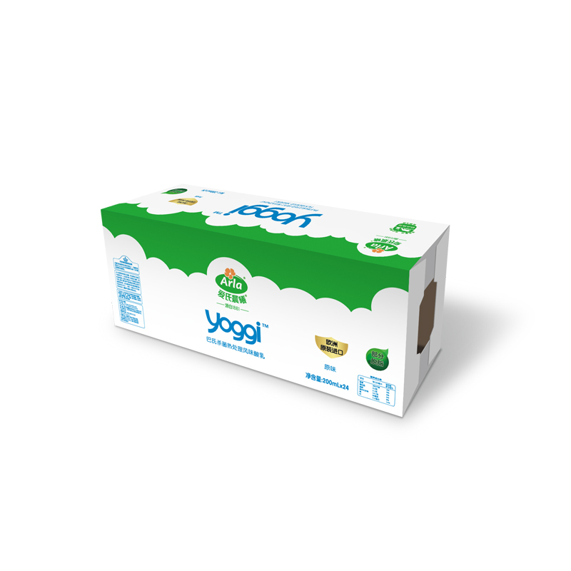Arla爱氏晨曦常温酸奶黄桃味200ml×24