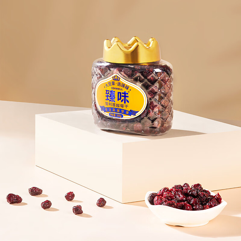臻味 智利蔓越莓干(整粒) 260g 瓶