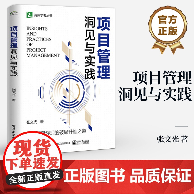 店 项目管理洞见与实践 张文光 卓越项目经理的破局升维之道 洞察人性组织团队管理 项目组织高效沟通 项目管理逻辑书籍高清大图