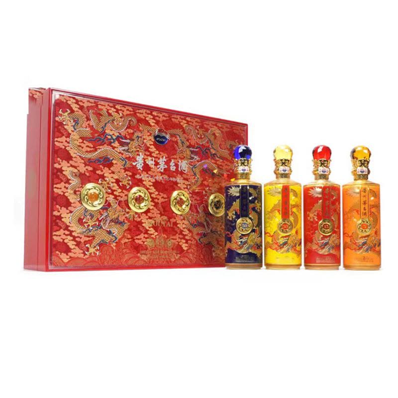 酒别重逢]贵州茅台酒巴拿马金奖百年珍藏53度500ml*4瓶酱香型白酒