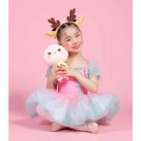 桃萌裙 100 六一儿童演出服纱裙桃萌幺幺云川之舞可爱女孩幼儿亲子芭蕾舞蹈服