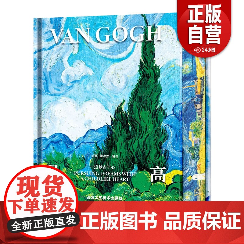刷边版凡高 追梦赤子心 梵高画集 大开本作品全集 梵高画册 生平传记 印象派 后印象派大师表现主义大师杰作书 艺术书籍珍