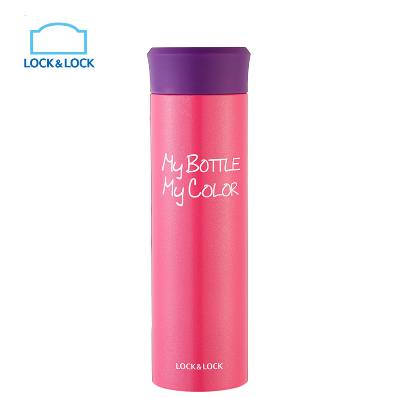 乐扣乐扣(lock&lock)缤纷保温杯水杯保温保冷杯子304不锈钢 LHC4021P (390ml)粉色