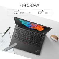 联想ThinkPad E14 00CD 14英寸轻薄笔记本电脑(R5-4500U 8G 512G SSD FHD高分屏 Win10)黑色
