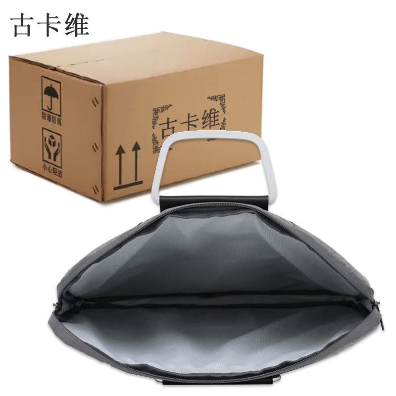 古卡维事务包会议文件资料包手提包(灰色)DXYZ566-1图片