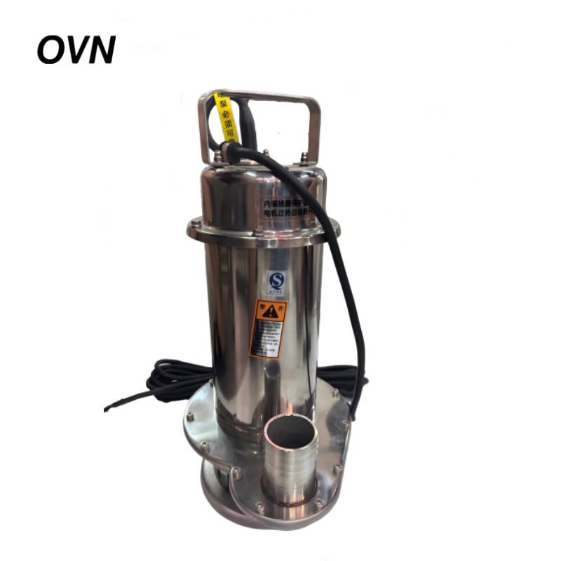 OVN 不锈钢潜水泵污水泵 WQD10-20-1.5S 1.5寸 台高清大图