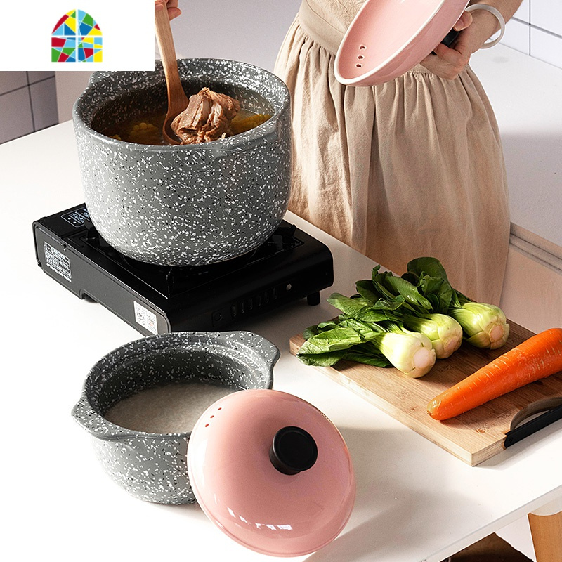 陶瓷煲汤锅沙锅粥煲瓦煲迷彩焖锅燃气明火可高温fenghou7号陶锅33l