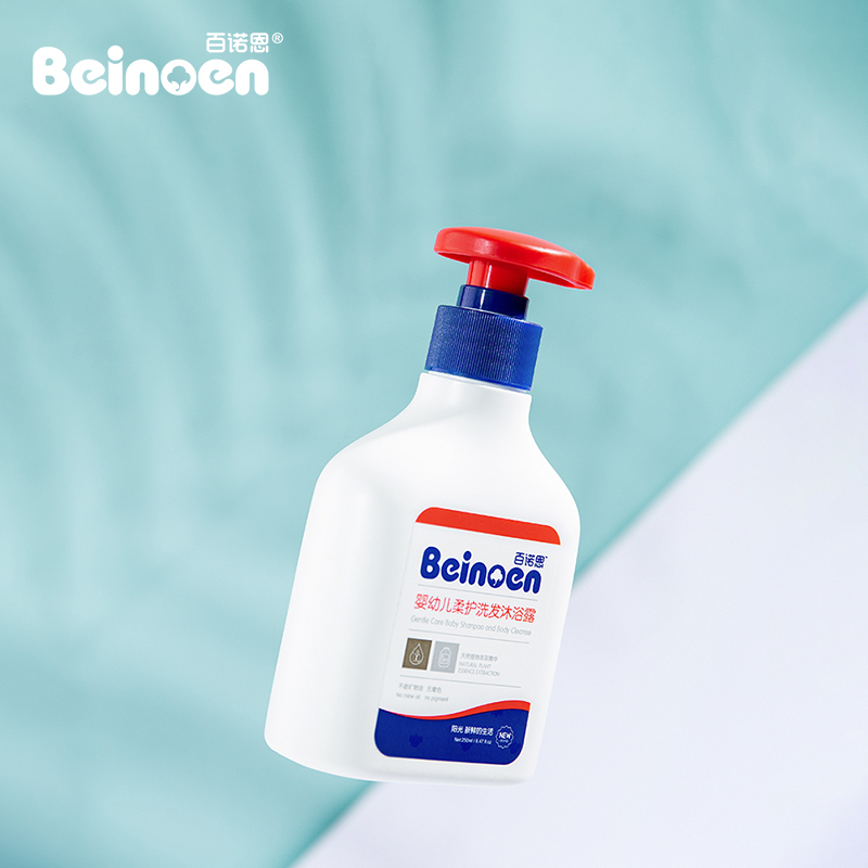 百诺恩(beinoen)婴幼儿柔护洗发沐浴露250ml洗发露洗发水沐浴乳二合一