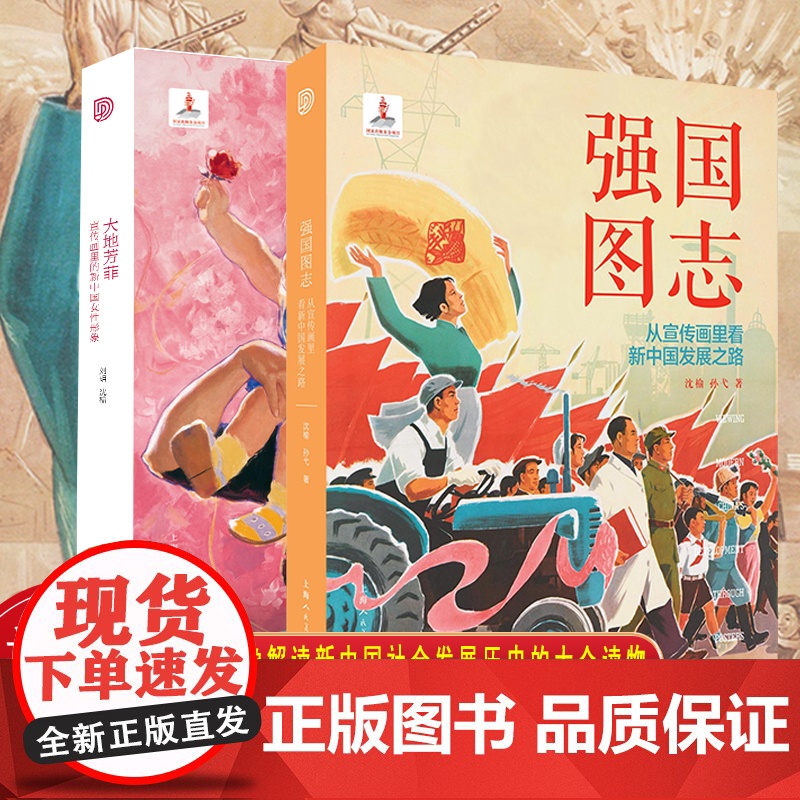 【赠系列笔记本】强国图志:从宣传画里看新中国发展之路 中国大设计解读新中国成立以来政治经济社会发展的历史进程