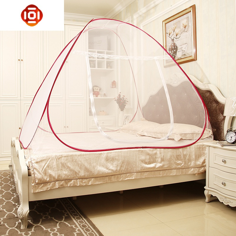 蒙古包蚊帐学生上铺单人床下铺三开1.2米1.5m1.