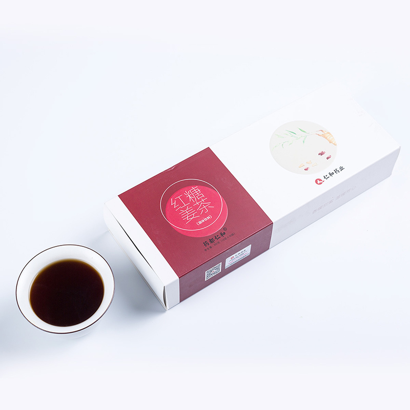 药都仁和 红糖姜茶大姨妈茶姜糖月经红糖速溶姜母茶老姜汤生姜水姜汁 保健茶饮 三盒/90袋*10g 三盒装900g