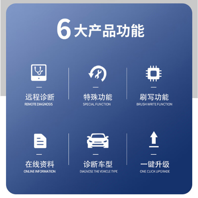 爱夫卡 柴汽通用诊断仪 4G+64G柴汽通用版故障解码仪检测仪F7S-G PRO