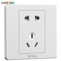 公牛(BULL)开关插座插座面板86型开关电源插座墙壁插座10A五孔插座二三插5孔G07Z223