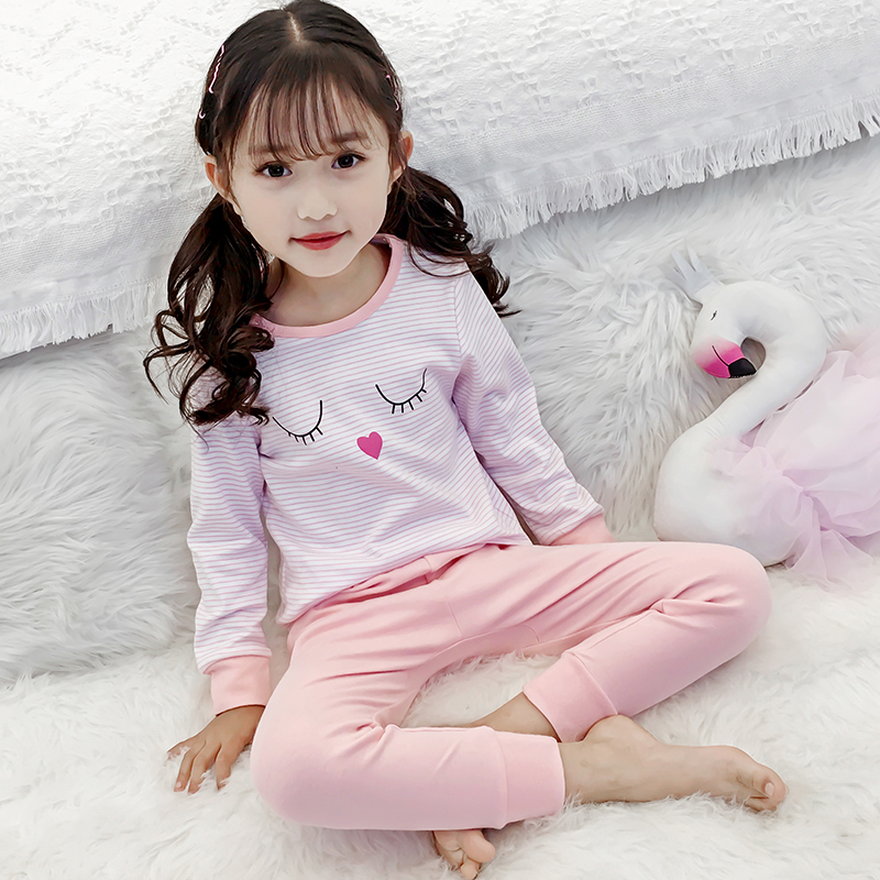 女童保暖秋衣秋裤两件套大童长袖全棉女宝宝睡衣儿童内衣套装纯棉