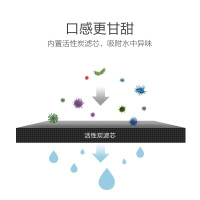 美的台式饮水机YR1710T 分段即热 茶吧机 活性炭 台式矿泉水 饮水机 速热开水机