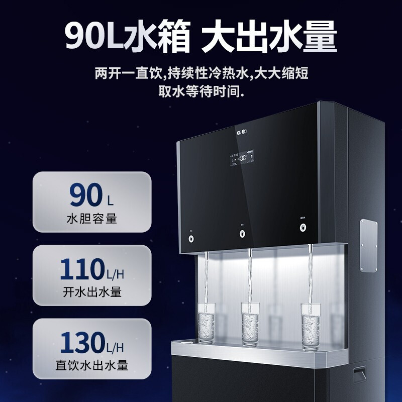 希力商用净水器开水器大型净水机单位直饮水加热一体机XL-3WB90