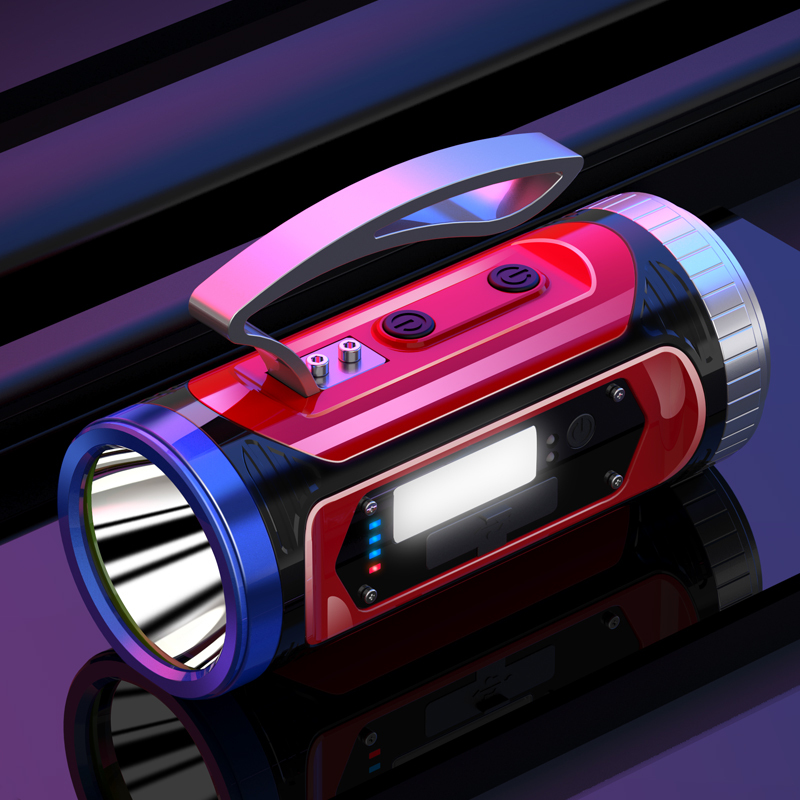 天火夜钓灯强光钓鱼灯超亮紫蓝光灯台钓野钓筏钓灯大功率感应防水