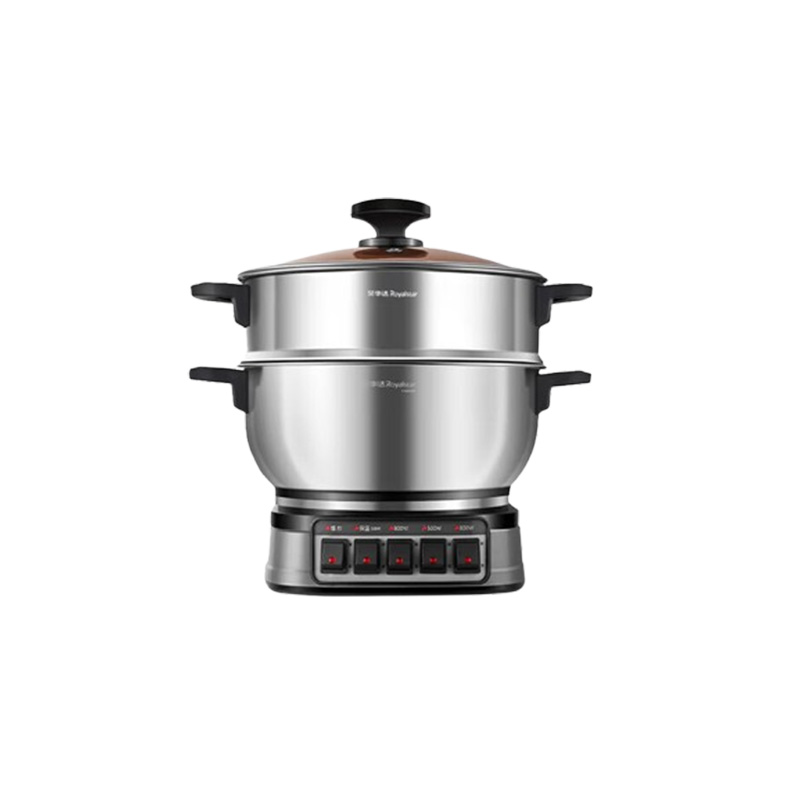 荣事达电炒锅8L蒸煮一体不粘炒锅单笼RDG-ZH32GB6