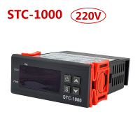 STC-1000智能数显温控仪冰箱柜恒温控开关微电脑温度控制器大功率 AC220V