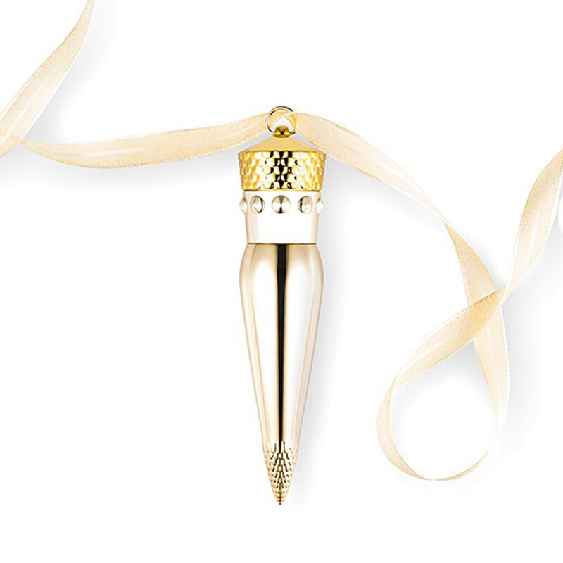 Christian Louboutin CL萝卜丁口红女王权杖唇膏 黑管001女神生日情人节表白套盒 110 金管丝滑