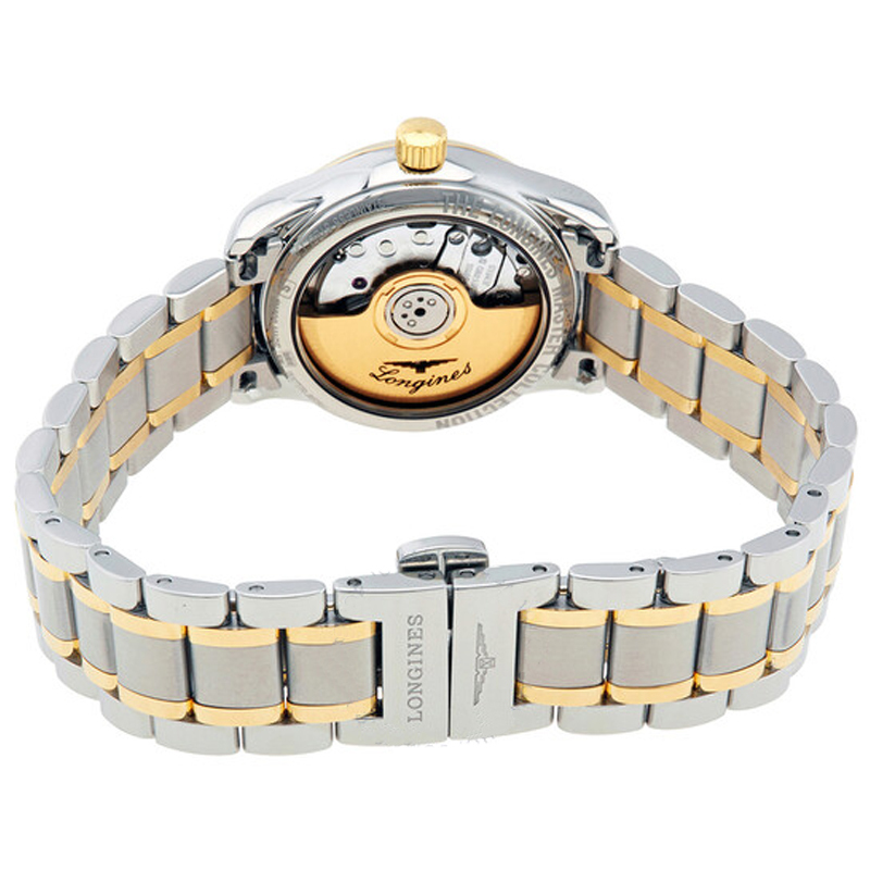 浪琴longines女士手表名匠系列珍珠母贝表盘钻石时标赵丽颖同款女士