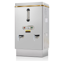 碧涞 商用开水器双龙头60L 304内管纯钢发热管+商用开水底座(不锈钢)A8156