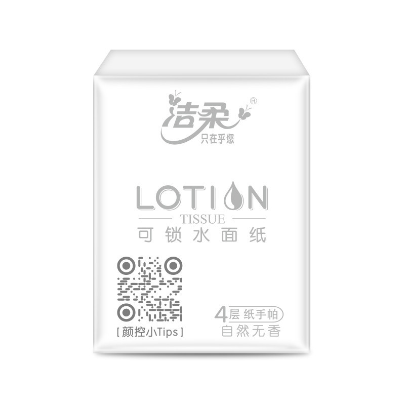 洁柔(C&S) 手帕纸 Lotion系列 四层6片*18包