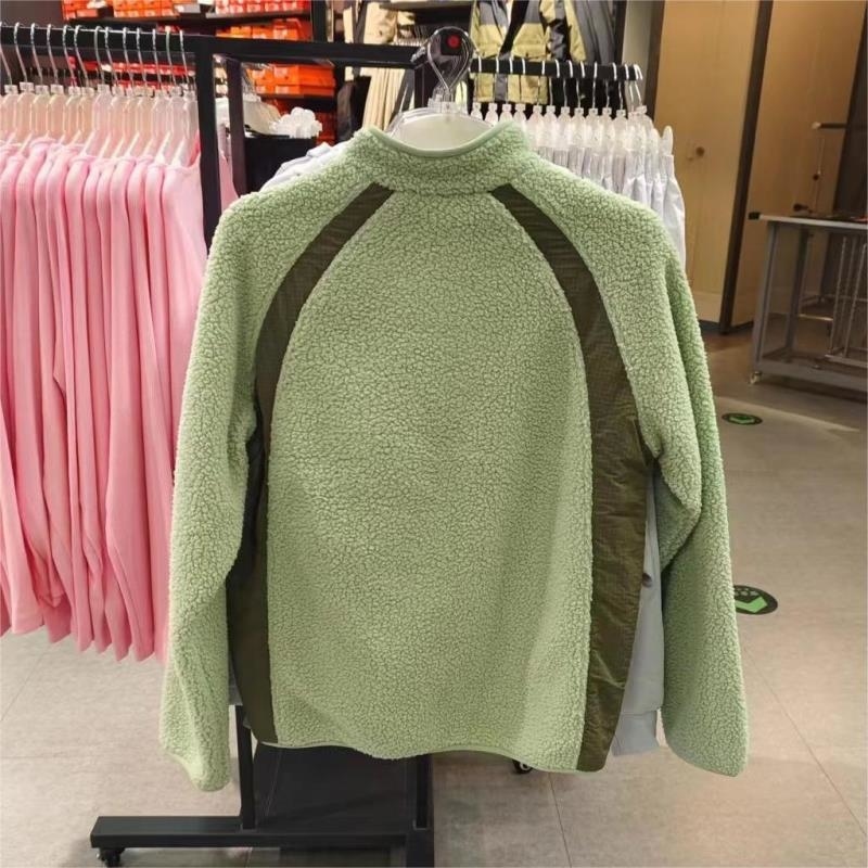 NIKE耐克外套运动休闲抓绒立领男装夹克FV8450-343 DCY高清大图