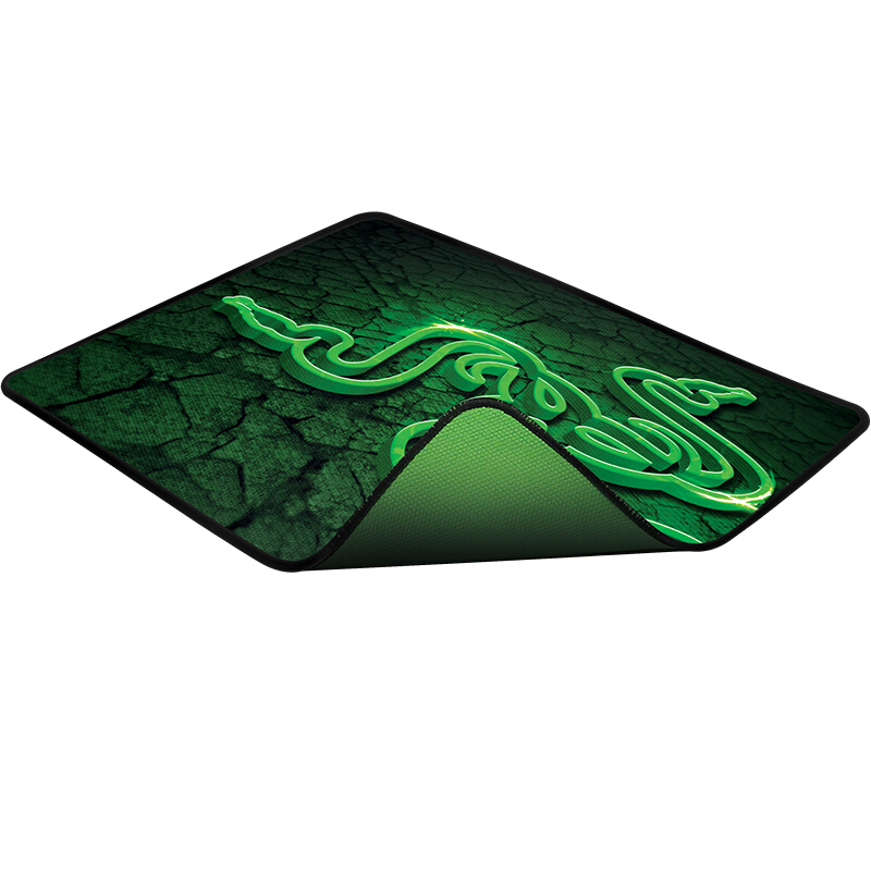 雷蛇（Razer） 重装甲虫 游戏鼠标垫 裂变-控制版 绿黑色中号布垫