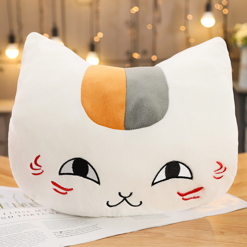 波巧毛绒可爱抱枕水晶绒猫咪手捂