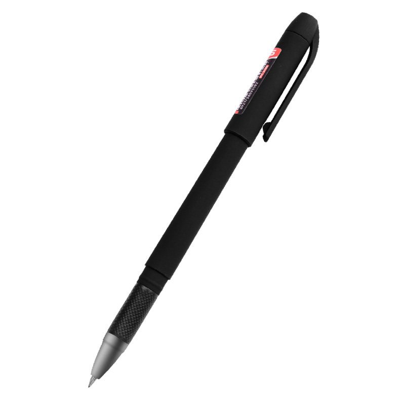 宝克(baoke) PC3108钻石头签字笔办公用品学生中性笔 黑色 0.5mm 12支/盒高清大图