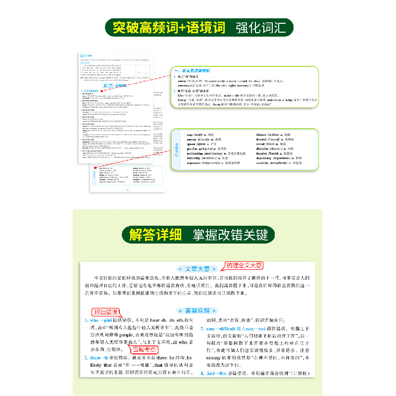 正版新书]华研外语 专八改错1100题曹红霞9787510095238高清大图