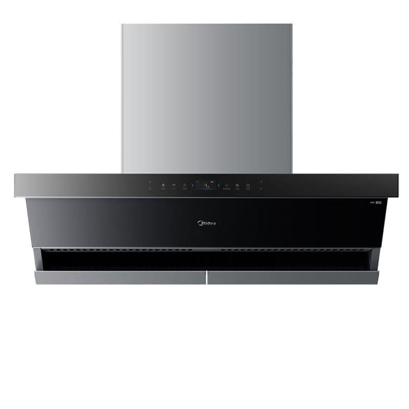[政府补贴]美的(Midea)家用顶侧双吸抽油烟机25立方大吸力吸油烟机1000Pa静压自清洗7字型排烟机多重智联DK7图片