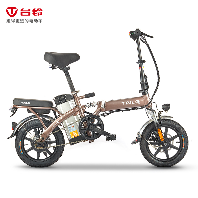 台铃2019新款FL5/智达迷你轻便折叠电动自行车 男女代步助力电动车