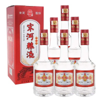 老酒 宋河粮液 50度 浓香型白酒 2015年 475mlx6瓶