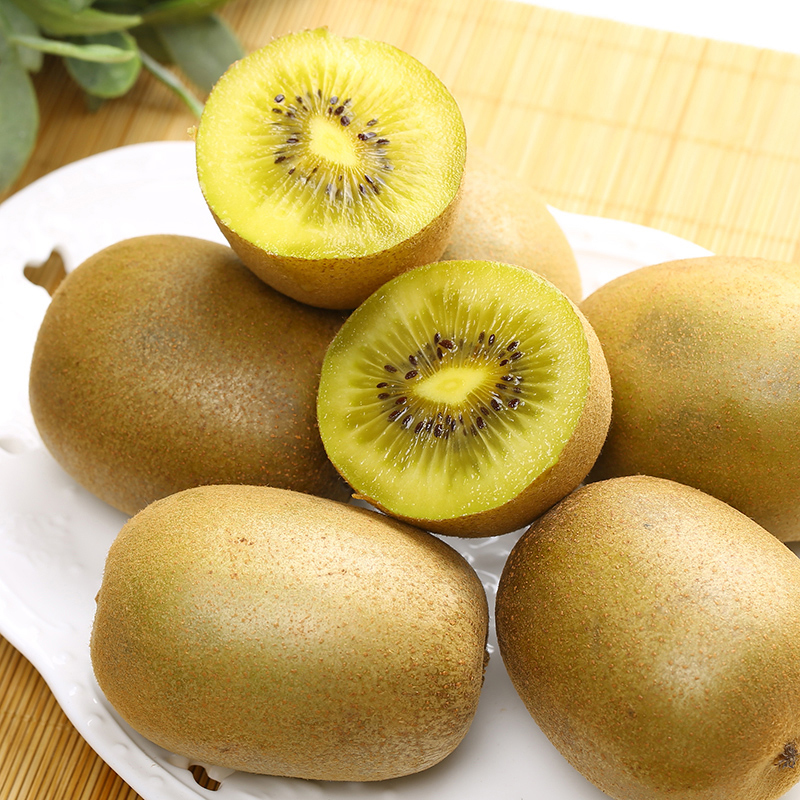 30枚装仅199四川黄心猕猴桃新鲜水果奇异果弥胡桃狝猕核桃色5070克