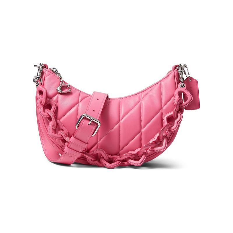 蔻驰coachmira枕头绗缝时尚百搭日常休闲商务通勤月牙形女士单肩包